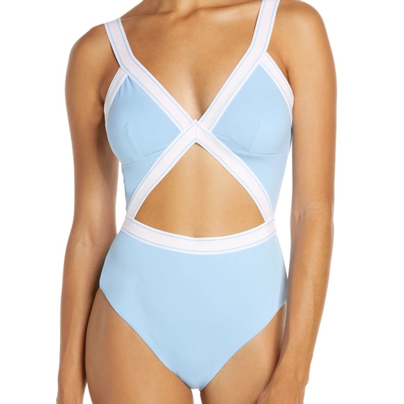 Dolce Vita Fast Lane Cut Out One Piece Bathing Suit - Picture 1 of 4